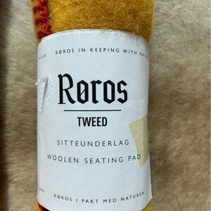 Woolen Bird Seating Pad - Yellow and Red